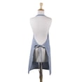 thumbnail image 4 of DII Modern Style 100 Percent Cotton Solid Chambray Chef Apron in Blue, 4 of 5