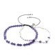 thumbnail image 1 of Pulsera Glowa Bohemia Morada Plata GLOWA Pulsera, 1 of 4
