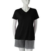Women's Plus Shaped StayClean V-Neck Tee