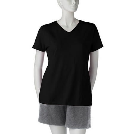 Women's Plus Shaped StayClean V-Neck Tee