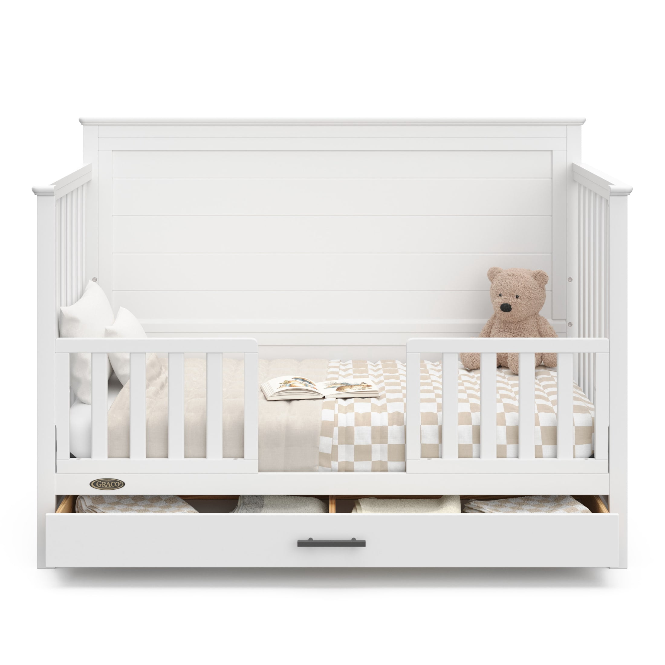 Graco Tristan Convertible Crib With Drawer - White