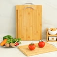thumbnail image 4 of Tabla de cortar de bambú para el hogar, tabla de cortar de bambú gruesa, tabla de cortar saludable para la cocina, tabla de cortar de madera para cortar frutas, tabla de cortar carne, 4 of 6