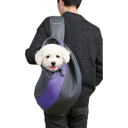 Hgudesign Pet Carrier Carrier Sling Dog Sling Carrier Hands Free Rrsible Pet Papoose Bag Puppy Carrier for Small Dogs Red