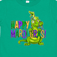 thumbnail image 4 of Inktastic Happy Mardi Gras Big and Little Alligators with Beads Boys or Girls Toddler T-Shirt, 4 of 5