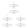 thumbnail image 4 of Becaristey 2pack/lot Space-Saving Drying Rack Easily Dry Clothes With Convenient Hanger System Wide Application 3Set, 4 of 6