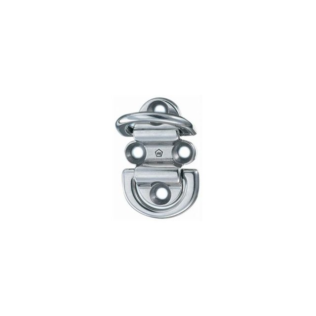 Pad Eye Wichard Lindemann, doble plegable, 8 mm de profundidad