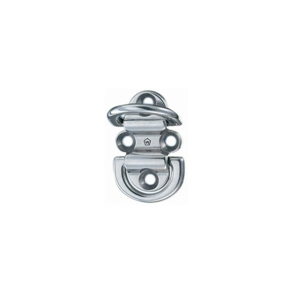 Pad Eye Wichard Lindemann, doble plegable, 8 mm de profundidad