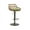 Green, variant on 360°Swivel Bar Stools, Adjustable Height Bar Stools with Open Rattan Back and Black Footrest, Barstools, Vintage Sturdy Frame Chairs for Kitchen Island, Home Bar(Green,Set of 2)