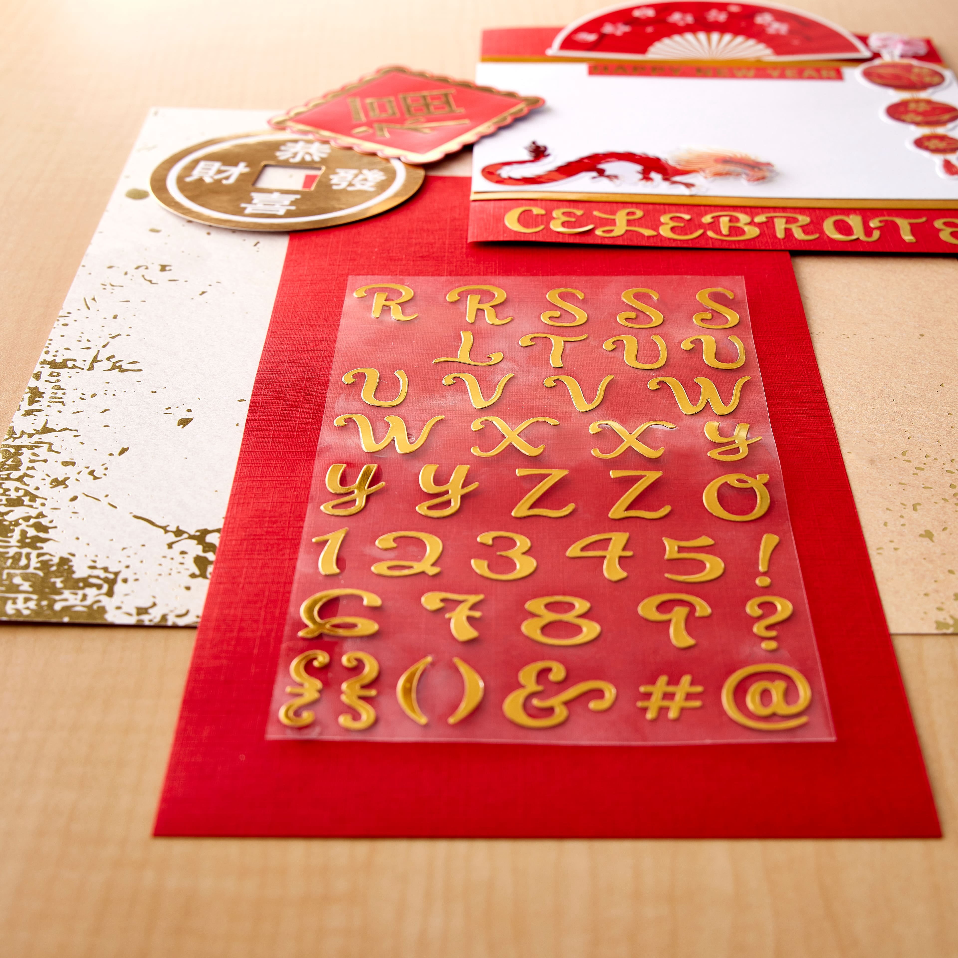 Recollections Gold Foil Alphabet Stickers, 12 Packs: 83 ct. (996 total)