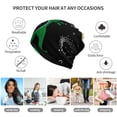 thumbnail image 5 of Disketp Space Dino Cartoon Black Slouchy Beanie Hip-Hop Soft Lightweight Running Beanie Adult Hats Chemo Cap for Men Women, 5 of 8