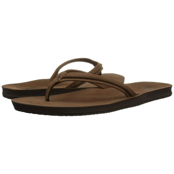 Reef Women's Cushion Bounce Swing Tobacco Leather Flipflop Sandal