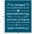 thumbnail image 2 of Yibo Breast Cancer Gifts for Women Healing Thoughts Blanket Super Soft Warm Get Well Breast Cancer Blanket Sympathy Gift with Inspirational Positive Energy, 2 of 6