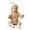 czb# d-Beige247, variant on CUZIBR Boys Halloween Outfits Pumpkin Letter Print Baby Ribbed Three Piece Outfit Crewneck Long Sleeve Bodysuit Pants Knit Hat For Toddler Kids,b-Orange,12-18 Months