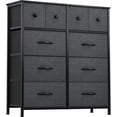 thumbnail image 5 of DEXTRUS Fabric Dresser with 10 Drawers with Sturdy Steel Frame, Wooden Top for Bedroom, Gray, 5 of 7