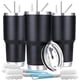 thumbnail image 1 of DEESTE 3PCS Vasos Termicos Frio y Caliente con Tapa, Pajita, Cepillo de Limpieza, Botella Infusor de Vacío Doble, para Cafe, Termos de Acero Inoxidable para Hombre, Mujer, Regalo(30oz/850ml), 1 of 3