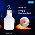 thumbnail image 2 of Linterna de Camping Recargable PATIKIL LED 60W Paquete de 2 Blanca, 2 of 6