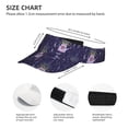 thumbnail image 2 of Bingfone Adjustable Empty Top Sun Visor for Women and Men-Lavender Flowers, 2 of 6