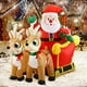 thumbnail image 1 of Papá Noel inflable en trineo Joiedomi de 1,8 m con LED de 6 pies, 1 of 9