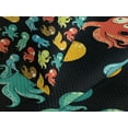 thumbnail image 4 of Ambesonne Octopus Quilted Bedspread Set 3 Pcs, Funny Sea Characters, Queen Size, Multicolor, 4 of 5