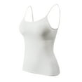 thumbnail image 4 of Mittory Spaghetti Strap Camisole Tank Tops for Women, Basic Slim-Fit Cotton Cami Undershirts, 4 of 7