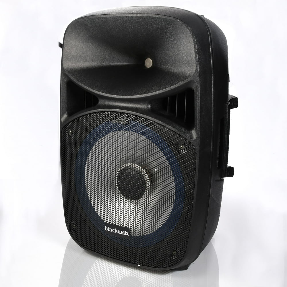 Blackweb 1500Watt LightUp Pa Speaker
