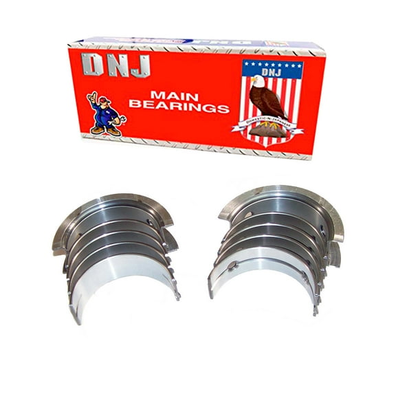 DNJ MB127 Std. Main Bearings Set Fits Cars & Trucks 93-97 Mitsubishi Eclipse 2.0L DOHC SOHC 16v