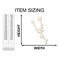 thumbnail image 2 of Unfinished Wood Taurus Constellation Shape - Zodiac Craft - up to 46" 12" / 1/2", 2 of 5