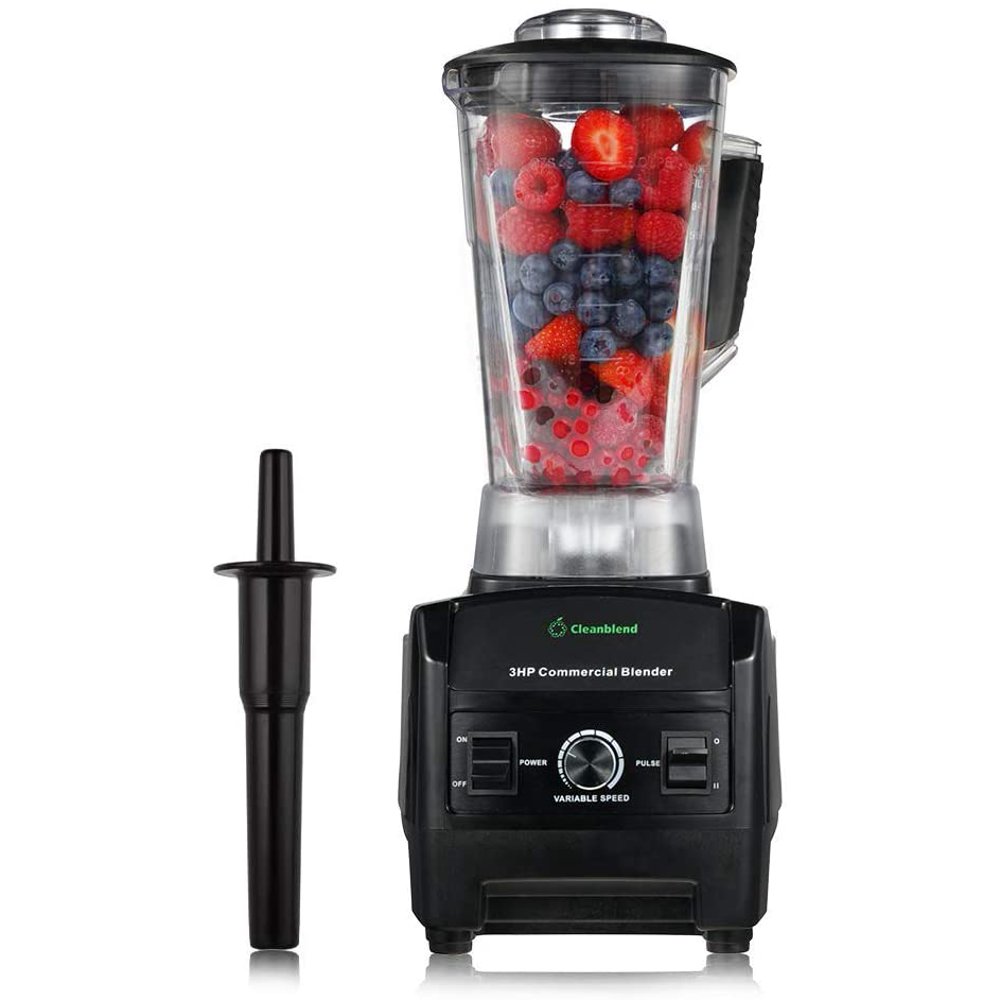 Cleanblend Commercial Blender 64 Oz Countertop Blender 1800 Watt Base