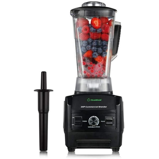 Cleanblend Commercial Blender 64 Oz Countertop Blender 1800 Watt Base