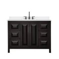 thumbnail image 4 of Wyndham Collection Wcv252548s-Qtz-Us3mxx Daria 48" Free Standing Single Basin Vanity Set -, 4 of 7