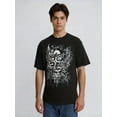 thumbnail image 6 of [Gothic Skull Print Tee] Y2K Streetwear Gothic Graphic Tees - Men's Skull Print Drop Shoulder Short Sleeve Tshirt Top, 6 of 10