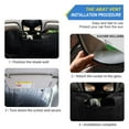thumbnail image 2 of Qxltty St Patricks Golden Retriever Car Windshield Sunshades Foldable UV Rays Sun Visor Protector Keep Your Vehicle Cool 53×23.5in, 2 of 8