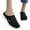 Black, variant on Oyedens Womens Slip on Sneakers Breathable Wide Width Walking Loafers Orthopedic Work Tennis Shoes