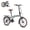 GRAY, variant on AIVA 20" Folding Bike for Adult,7 Speed Lightweight Folded Bicycles,Adjustable Handlebars/Seat Fold Up Bikes