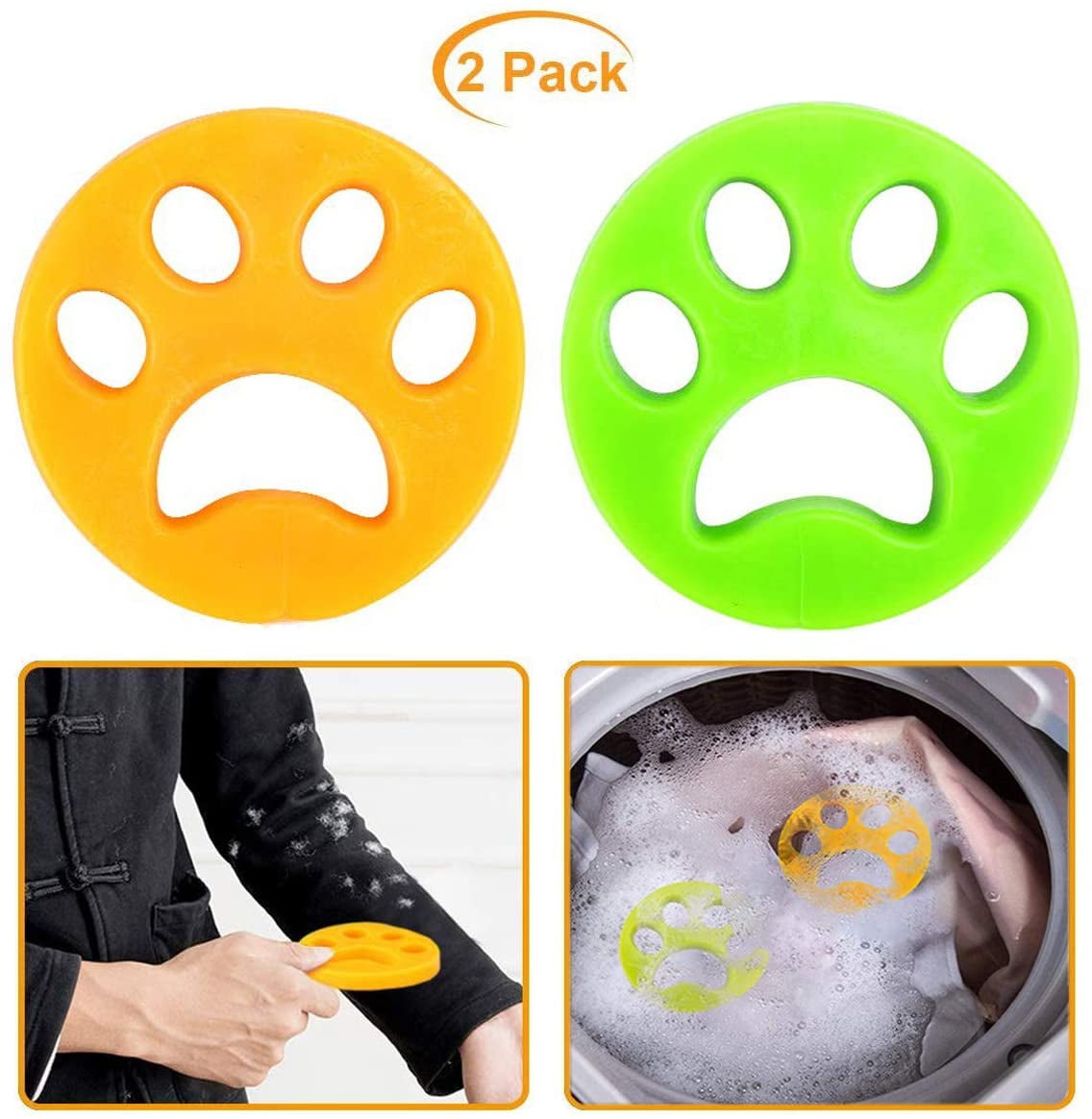 Gououd Pet Hair Remover, Washing Machine Hair Remover Reusable Pet