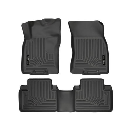 Husky Liners 98671 Weatherbeater Floor Mats Fit 2014-2020 Nissan Rogue (w/w/o 3rd Row), 2014-2015 Nissan X-Trail (w/w/o 3rd Row) - Front/2nd Seat - Black