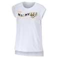 thumbnail image 2 of Women's WEAR by Erin Andrews White Nashville Predators Greetings From Muscle T-Shirt, 2 of 3