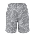 thumbnail image 5 of Satingcolo Mens Mesh Camo Graphic Shorts Vintage Designer Workout Shorts Casual Cool Streetwear Waist Pants Gray M, 5 of 6