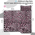 thumbnail image 5 of Pink and Black Of Leopard Print Toddler Nap Mats for Kids Preschool,Sleeping Mat Bag or Kids,Toddler Sleeping Bag,Toddler Nap Mat or Daycare, 5 of 6