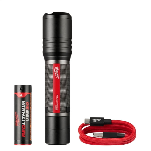 Linterna Milwaukee 2162-21 REDLITHIUM USB con enfoque ajustable