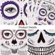thumbnail image 1 of 6 uds pegatinas faciales fiesta pegatina Prop cara hacer calcomanía LingWen 8390606297082, 1 of 1
