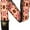 Cinnamon Needlepoint, variant on Ernie Ball Classic Jacquard Guitar Strap/Bass Strap - Black Vine