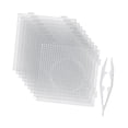 thumbnail image 4 of Tablas cuadradas de fusibles tablas de clavijas mejoran la habilidad de la habilidad de diseño resistente Interlucking artesanía de bricolaje de 5 mm, 4 of 8