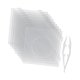 thumbnail image 4 of Peads de fusibles cuadrados 5 mm, tablas de cuentas de fusibles, cuentas, entrelazamiento, tablas de clavijas prácticas transparentes con, 4 of 9