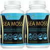 O Nutritions 2 Pack Organic Sea Moss Made with Certified Organic Seamoss, Bladderwrack and Burdock Root for Thyroid Support, Detox, Joint Support,Immune Support