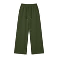 thumbnail image 4 of Jovrlynd Women's Sweatpants Wide Leg High Waist Drawstring Stretch Lounge Pants with Pockers, S-2XL, 4 of 9