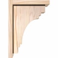 thumbnail image 3 of 7 1/2"W x 10"D x 14"H Pescadero Smooth Corbel w/Backplate, Douglas Fir, 3 of 9