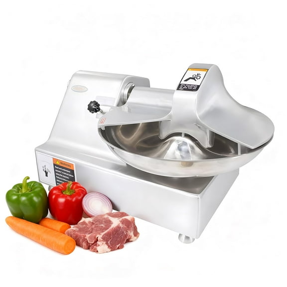 Hakka Commercial 10 L Multifunction Meat Bowl Cutter Mixer and Buffalo Chopper Food Processor