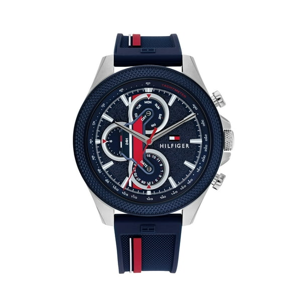 Reloj inspirado en las carreras de acero inoxidable para hombre Tommy Hilfiger (modelo 1792083)