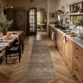 thumbnail image 6 of BERTHMEER 2'x6' Runner Rugs for Hallway Entrance Bedroom Entryway Kitchen Non Slip Washable Traditional Vintage Oriental Runner Rugs,Gradient Brown, 6 of 6